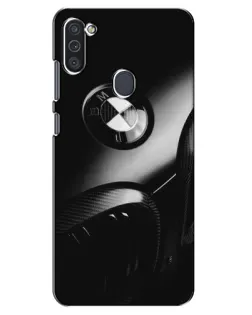Чехол для Samsung Galaxy M11 с картинкой «Эмблема BMW — макро» Чехол для Samsung Galaxy M11 с картинкой «Эмблема BMW — макро»