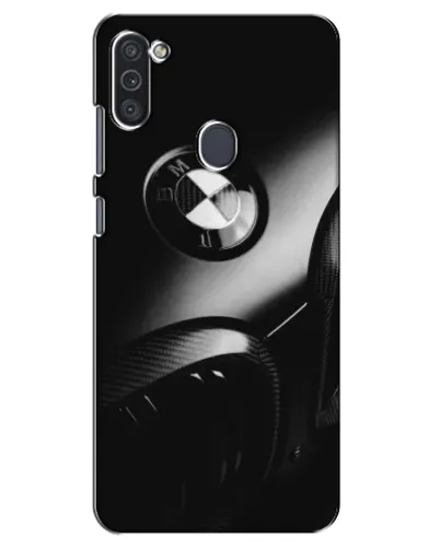 Чехол для Samsung Galaxy M11 с картинкой «Эмблема BMW — макро»