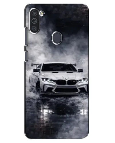 Чехол для Samsung Galaxy M11 с картинкой «BMW сквозь туман»