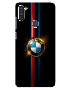 Чехол для Samsung Galaxy M11 с картинкой «BMW M-Power неон» Чехол для Samsung Galaxy M11 с картинкой «BMW M-Power неон»