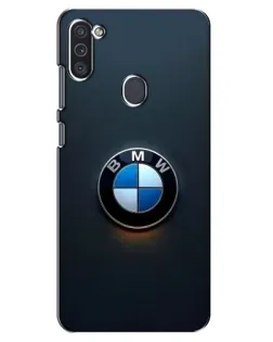 Чехол для Samsung Galaxy M11 с картинкой «Логотип BMW — минимализм» Чехол для Samsung Galaxy M11 с картинкой «Логотип BMW — минимализм»