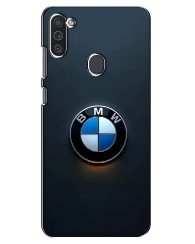 Чехол для Samsung Galaxy M11 с картинкой «Логотип BMW — минимализм»