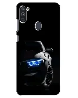 Чехол для Samsung Galaxy M11 с картинкой «BMW — ночной взгляд» Чехол для Samsung Galaxy M11 с картинкой «BMW — ночной взгляд»