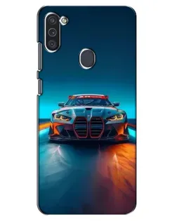 Чехол для Samsung Galaxy M11 с картинкой «BMW — огни неона» Чехол для Samsung Galaxy M11 с картинкой «BMW — огни неона»