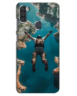 Чохол для Samsung Galaxy M11 з картинкою «PUBG — вільне падіння»