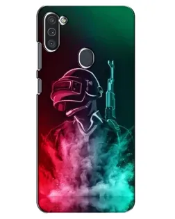 Чохол для Samsung Galaxy M11 з картинкою «PUBG — вогняний воїн»