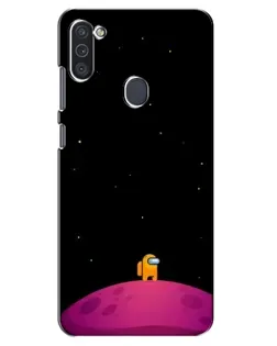 Чохол для Samsung Galaxy M11 з картинкою «Самотній герой на планеті» Чохол для Samsung Galaxy M11 з картинкою «Самотній герой на планеті»