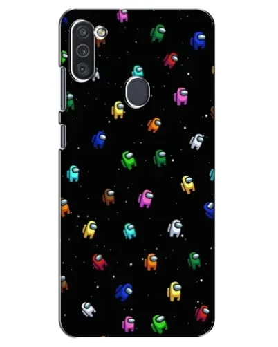 Чехол для Samsung Galaxy M11 с картинкой «Экипаж Among Us»