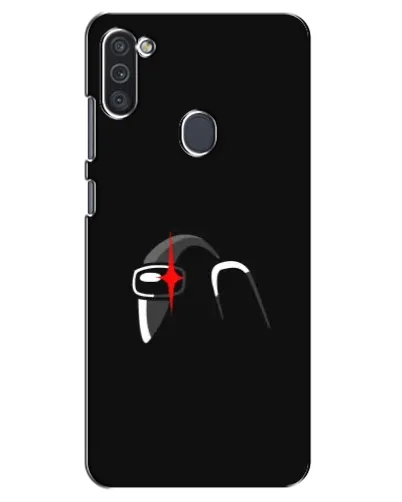 Чехол для Samsung Galaxy M11 с картинкой «Among Us шлем»