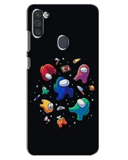 Чехол для Samsung Galaxy M11 с картинкой «Among Us космос»