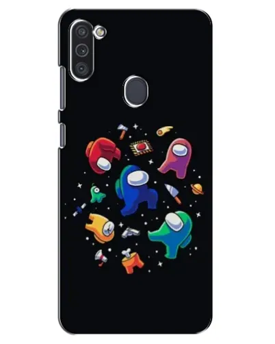 Чехол для Samsung Galaxy M11 с картинкой «Among Us космос»