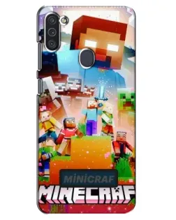 Чохол для Samsung Galaxy M11 з картинкою «Minecraft герої гри» Чохол для Samsung Galaxy M11 з картинкою «Minecraft герої гри»