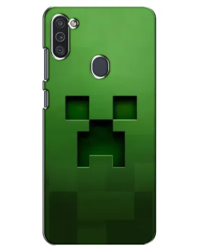 Чехол для Samsung Galaxy M11 с картинкой «Крипер микро-дизайн»