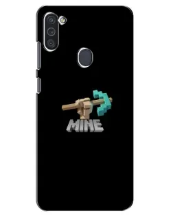 Чехол для Samsung Galaxy M11 с картинкой «Алмазная кирка»