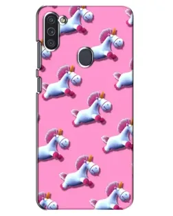 Чехол для Samsung Galaxy M11 с картинкой «Единороги на розовом» Чехол для Samsung Galaxy M11 с картинкой «Единороги на розовом»
