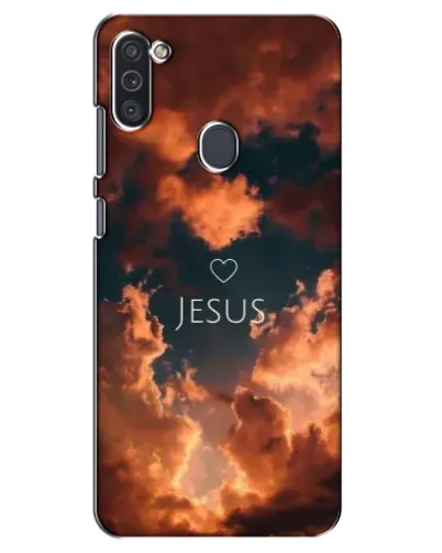Чехол для Samsung Galaxy M11 с картинкой «Сияние Имени Jesus»