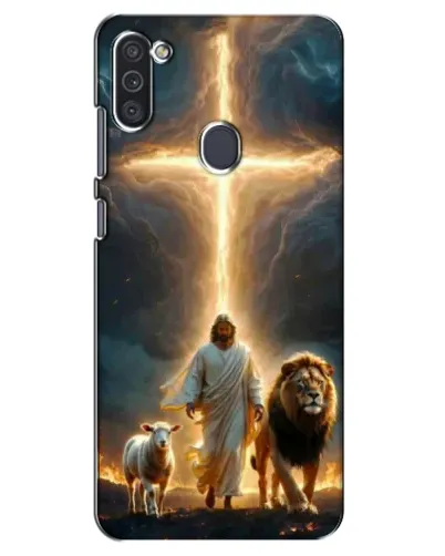 Чехол для Samsung Galaxy M11 с картинкой «Лев Иуды и Свет»
