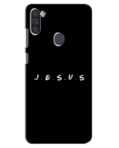Чехол для Samsung Galaxy M11 с картинкой «Точки веры J.E.S.U.S.»