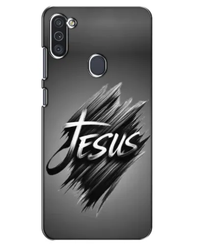 Чехол для Samsung Galaxy M11 с картинкой «Надпись Jesus Graffiti»