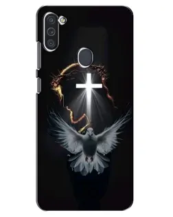 Чехол для Samsung Galaxy M11 с картинкой «Голубь и Свет»