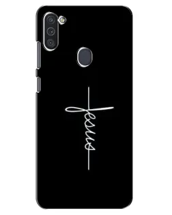 Чехол для Samsung Galaxy M11 с картинкой «Тонкая линия веры»