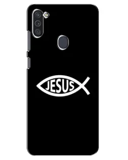 Чехол для Samsung Galaxy M11 с картинкой «Классический Jesus»