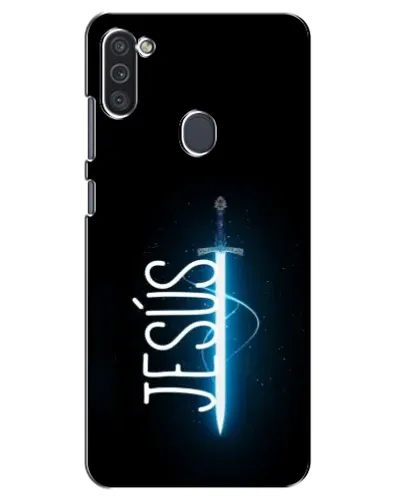 Чехол для Samsung Galaxy M11 с картинкой «Меч Духа Jesus»