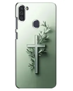 Чехол для Samsung Galaxy M11 с картинкой «Оливковая ветвь»