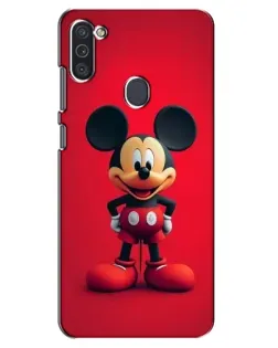 Чехол для Samsung Galaxy M11 с картинкой «Mickey в полный рост»