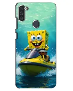 Чехол для Samsung Galaxy M11 с картинкой «Спанч Боб на гидроцикле» Чехол для Samsung Galaxy M11 с картинкой «Спанч Боб на гидроцикле»