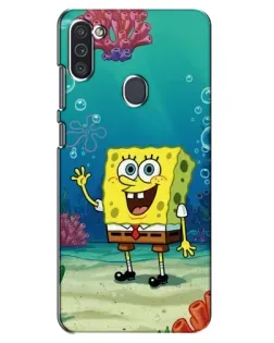 Чехол для Samsung Galaxy M11 с картинкой «Подводный привет»