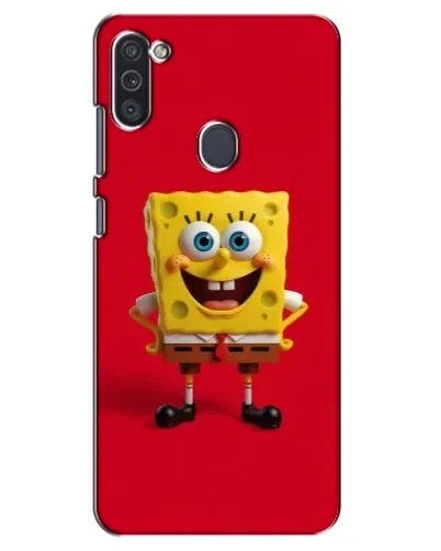 Чехол для Samsung Galaxy M11 с картинкой «Спанч Боб на красном» Чехол для Samsung Galaxy M11 с картинкой «Спанч Боб на красном»