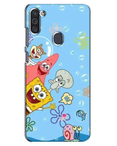 Чехол для Samsung Galaxy M11 с картинкой «Веселые пузырьки» Чехол для Samsung Galaxy M11 с картинкой «Веселые пузырьки»
