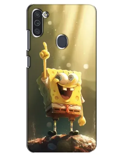 Чехол для Samsung Galaxy M11 с картинкой «Сияющий Спанч Боб» Чехол для Samsung Galaxy M11 с картинкой «Сияющий Спанч Боб»