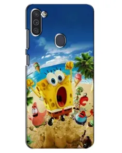 Чехол для Samsung Galaxy M11 с картинкой «Развлечения на пляже»