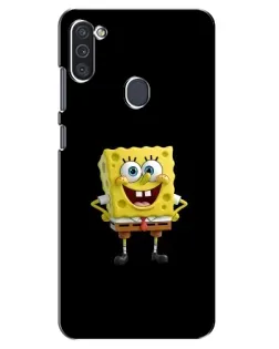 Чехол для Samsung Galaxy M11 с картинкой «Классический Губка Боб»