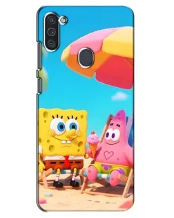 Чехол для Samsung Galaxy M11 с картинкой «Отдых на пляже»