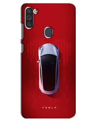 Чехол для Samsung Galaxy M11 с картинкой «Tesla Top View»