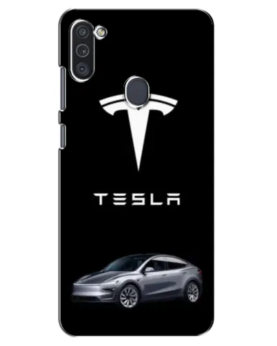 Чехол для Samsung Galaxy M11 с картинкой «Tesla Model Y»