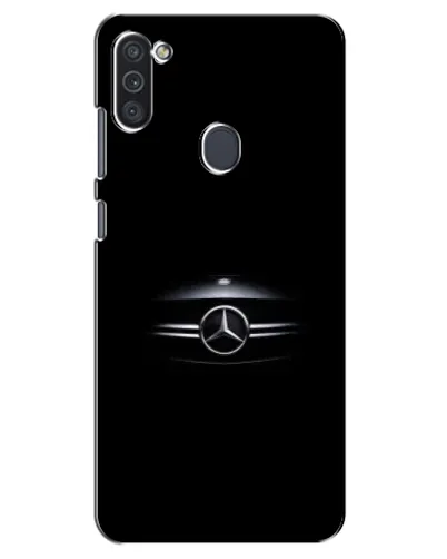 Чехол для Samsung Galaxy M11 с картинкой «Mercedes — абстрактные линии»