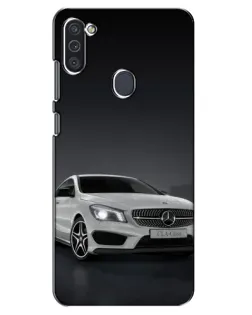 Чехол для Samsung Galaxy M11 с картинкой «Mercedes AMG GT Silver»