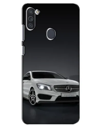 Чехол для Samsung Galaxy M11 с картинкой «Mercedes AMG GT Silver»