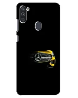 Чехол для Samsung Galaxy M11 с картинкой «Mercedes — ретро стиль»