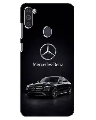 Чехол для Samsung Galaxy M11 с картинкой «Mercedes — решетка радиатора»