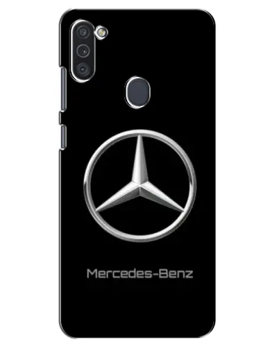Чехол для Samsung Galaxy M11 с картинкой «Mercedes Silver Logo»