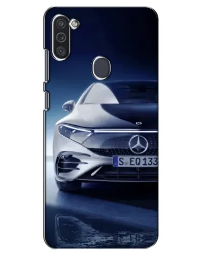 Чехол для Samsung Galaxy M11 с картинкой «Mercedes EQ — будущее»