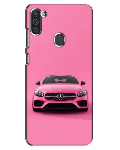 Чехол для Samsung Galaxy M11 с картинкой «Розовый Mercedes AMG»