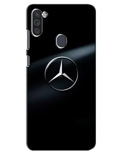 Чехол для Samsung Galaxy M11 с картинкой «Mercedes на металле»