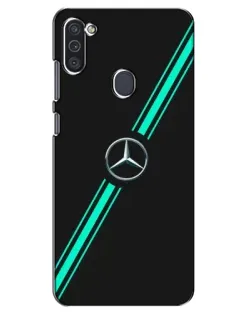 Чехол для Samsung Galaxy M11 с картинкой «Спортивные линии Mercedes»