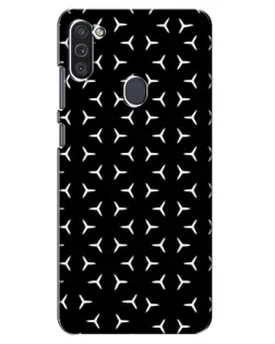 Чехол для Samsung Galaxy M11 с картинкой «Mercedes паттерн звезд»